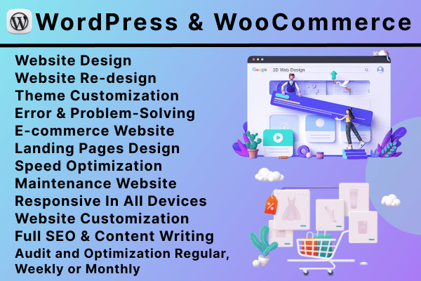 Services of Next IT Station - WordPress & Woo-Commerce